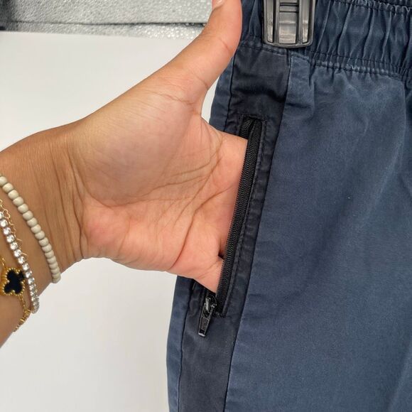 H&M Boys Navy Blue 100% Cotton Joggers Size 8 | Elastic Drawstring Waist - Picture 6 of 16